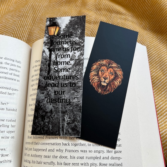 the chronicles of narnia inspired bookmark c s lewis etsy india