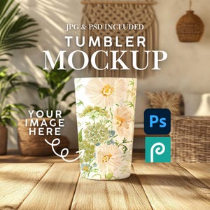 20oz Tumbler mockup, Boho tumbler mockup, Cup Mockup, Blank Tumbler Mockup, PNG Tumbler Mockup
