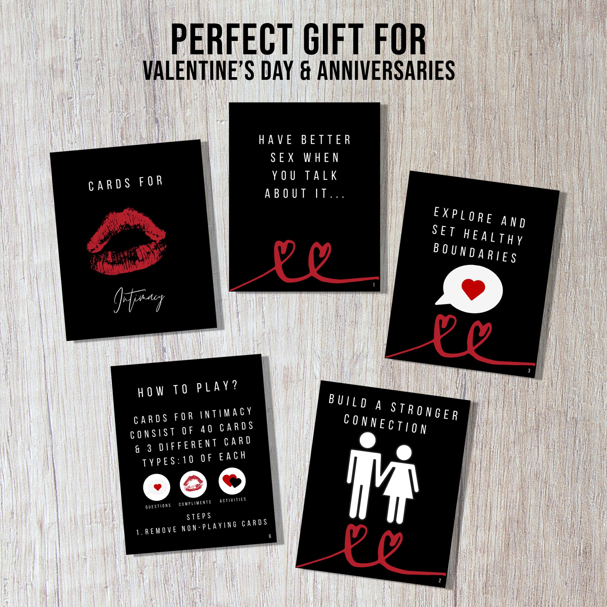 Printable Sex Card Game for Couples Intimate Card Game