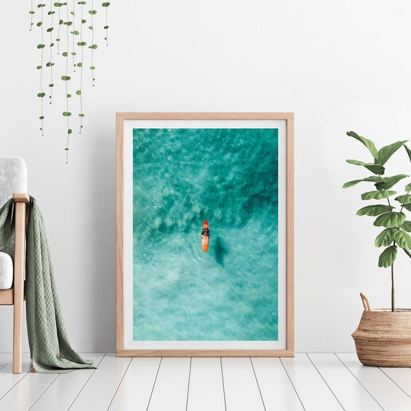 Lone Surfer | Signed Print | Cronulla Beach, Sydney | Modern Photography Wall Art