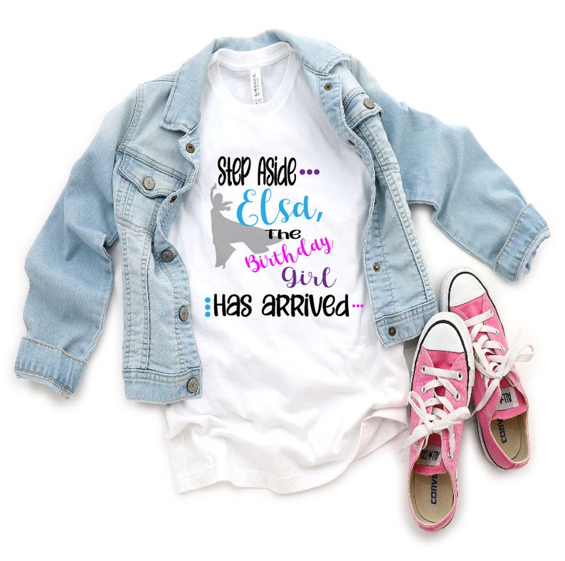 Download Step_aside_elsa_frozen_birthday_shirt SVG | Etsy