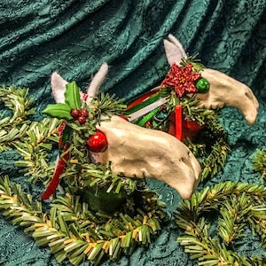 Mini Mari Lwyd Ornament