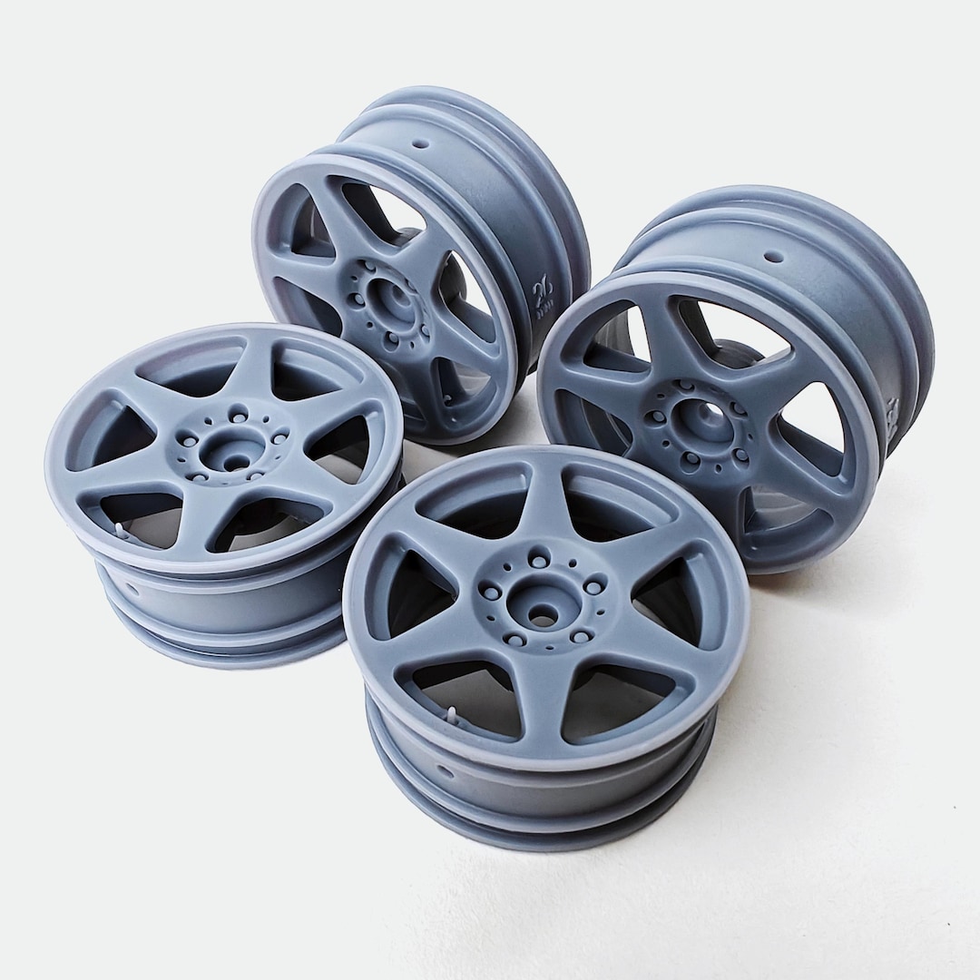 1/10 RC Wheels Rims for Tamiya Mercedes-benz 190E 2.5-16 Evo 2 on Road ...