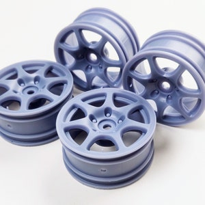 1/10 and M-Scale RC Wheels Rims For Honda Civic EK9 Integra DC2 Type R RC car | RC Hop-up | Upgrade | Scale Detail