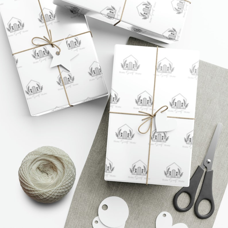 Homeowner Gift Wrap, Housewarming Gift Wrap, Real Estate Gift Wrap, Closing Gifts, Home Sweet Home, New Homeowner Gift Wrap, Wrapping Paper image 2