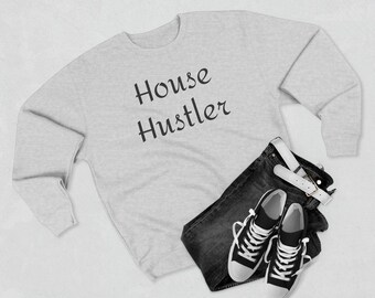 Hustler de maison, sweat-shirt immobilier amusant, chemise d'agent immobilier, pulls surdimensionnés confortables