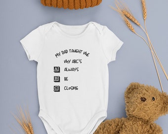 Always Be Closing, Real Estate Baby, Real Estate Kid, Realtor Kid Shirt, Toddler Real Estate Shirt, Baby Short Sleeve Onesie®