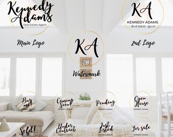 Realtor Logo | Brand Kit | Real Estate Logo | Overlays | Real Estate Badges | Custom Logo | Realtor Marketing | Real Estate Marketing