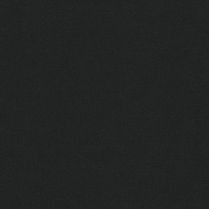 Black Kona Cotton Robert Kaufman Fabric K0011019sold by the Half Yard Etsy