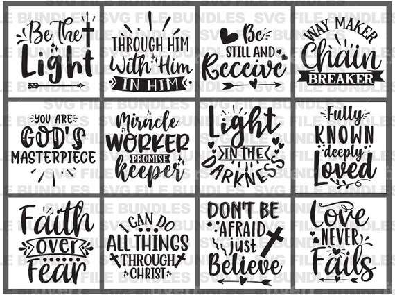 Download Christian Svg Religious Svg Bundle Bible Verse Svg Svg Etsy