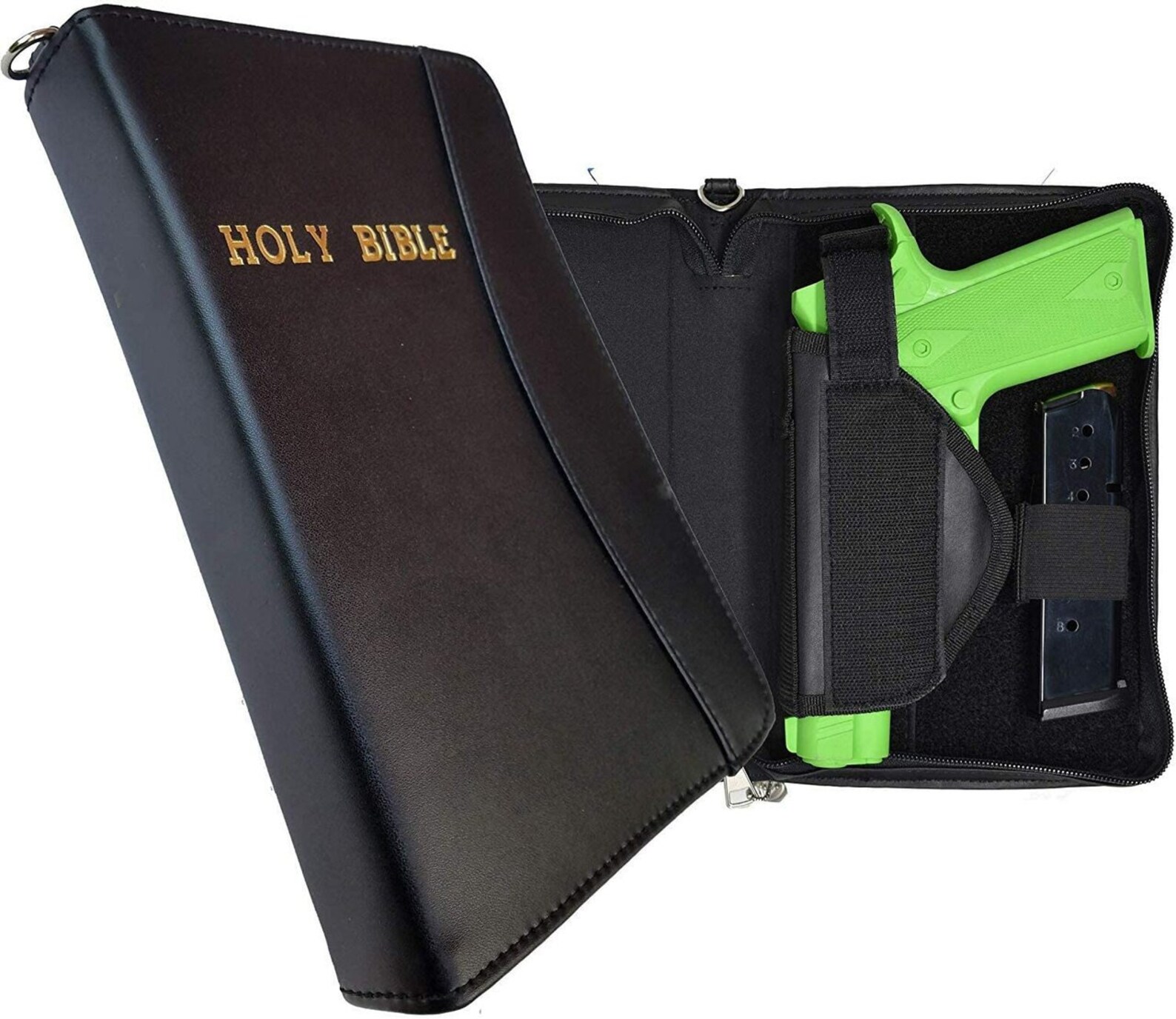 Leather Bible Gun Case for Carry or Storage With Gold Leaf Etsy