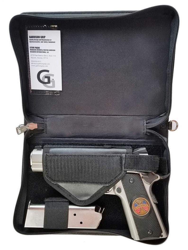 Leather Bible Gun Case for Carry or Storage With Gold Leaf Etsy