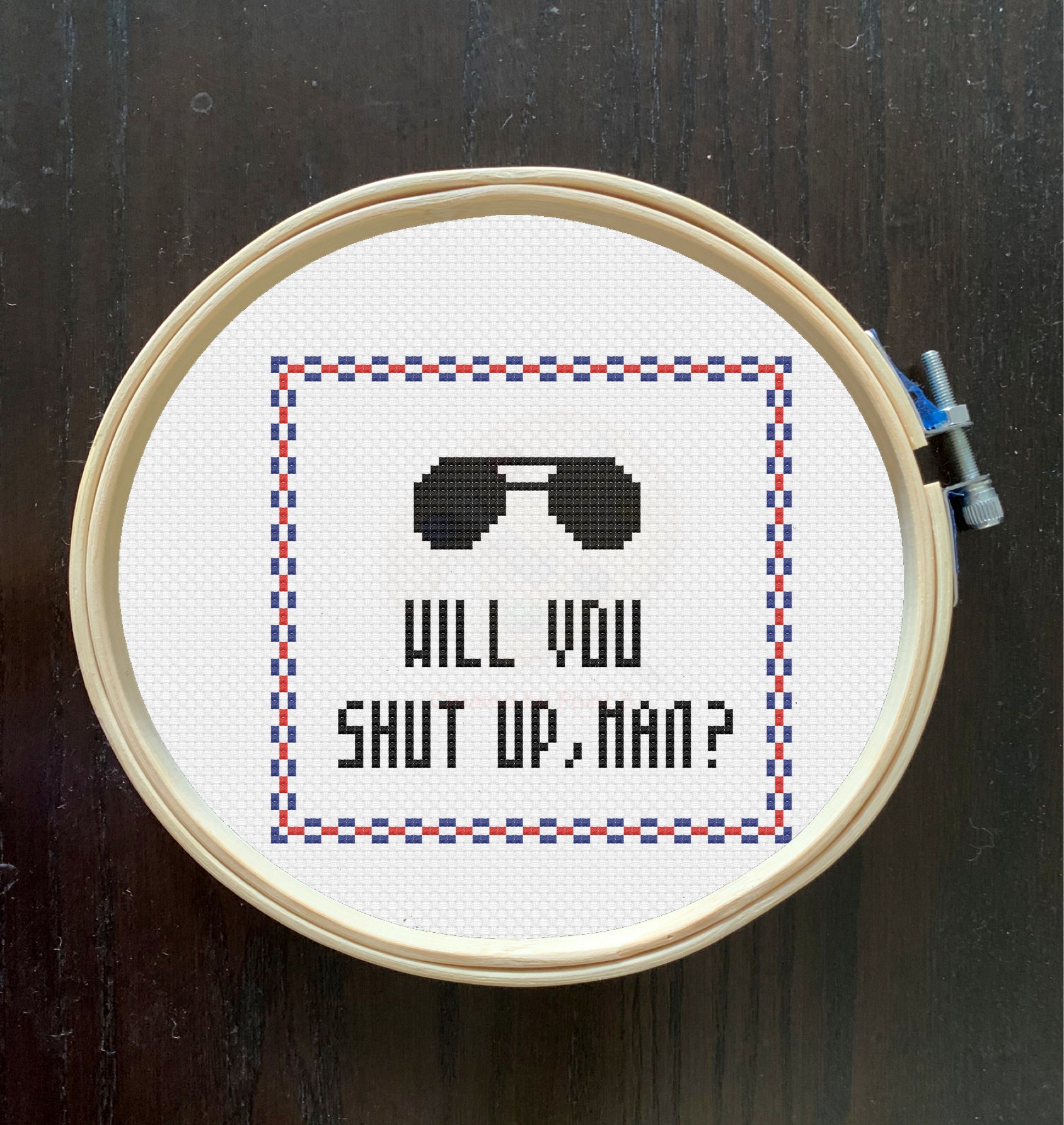 Shut Up Cross Stitch Etsy Australia
