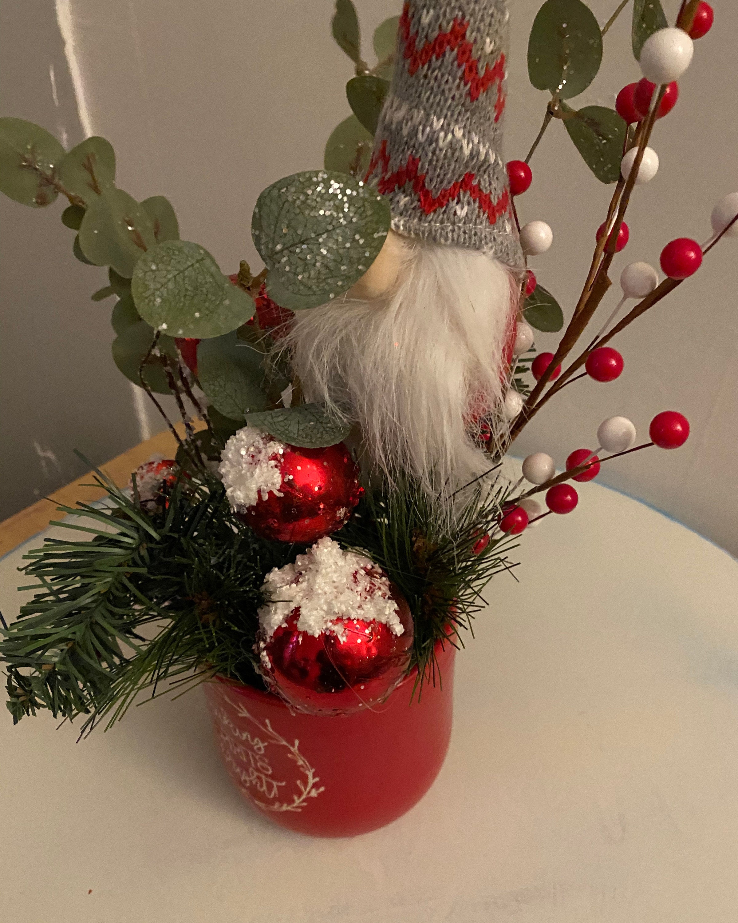 Christmas Arrangement Mug Christmas Arrangement Christmas Etsy