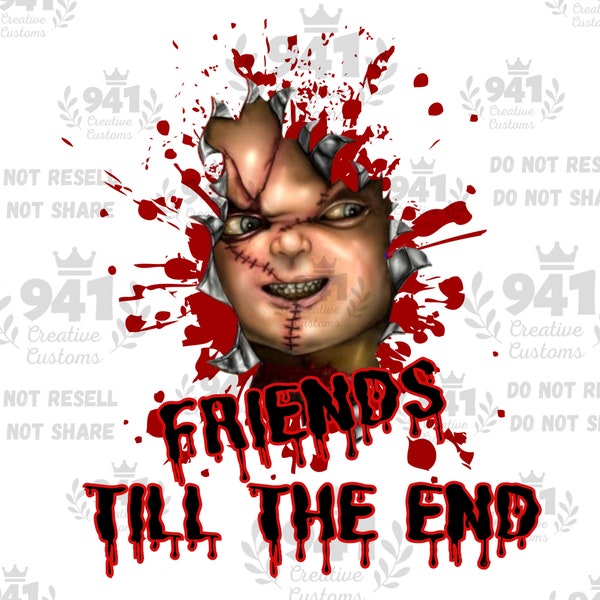 Chucky friends till the end png file