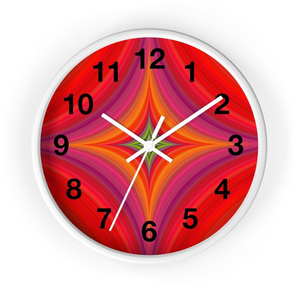 Home Décor kitchen wall clock psychedelic wall clock design clock