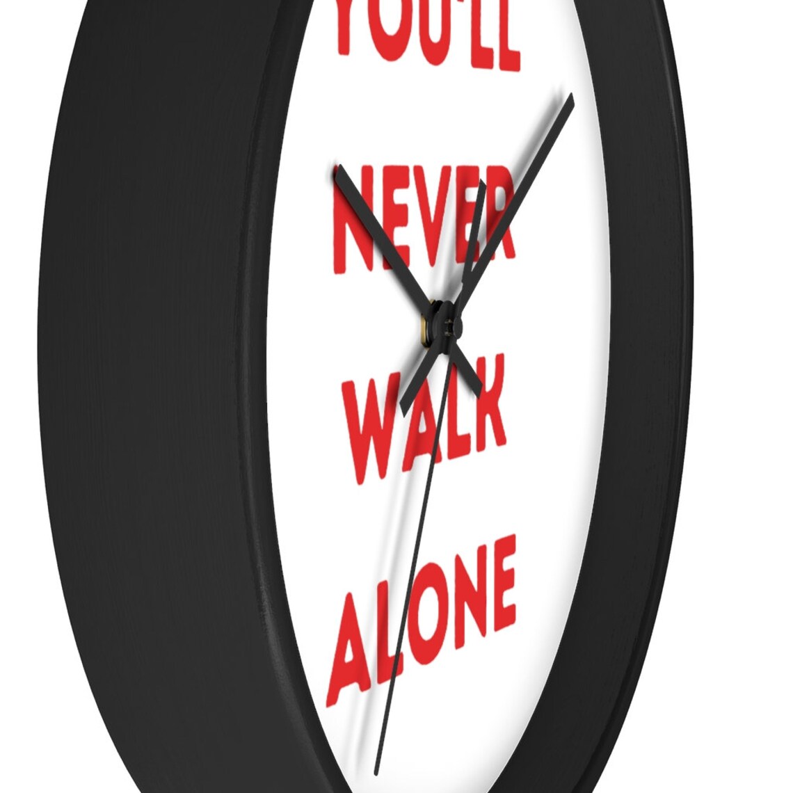 Liverpool Wall Clock You'll Never Walk Alone Wall Clock Etsy