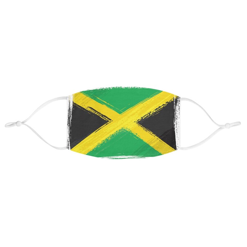 Jamaica Face Mask Washable Jamaica Face Mask Adjustable Earl Etsy