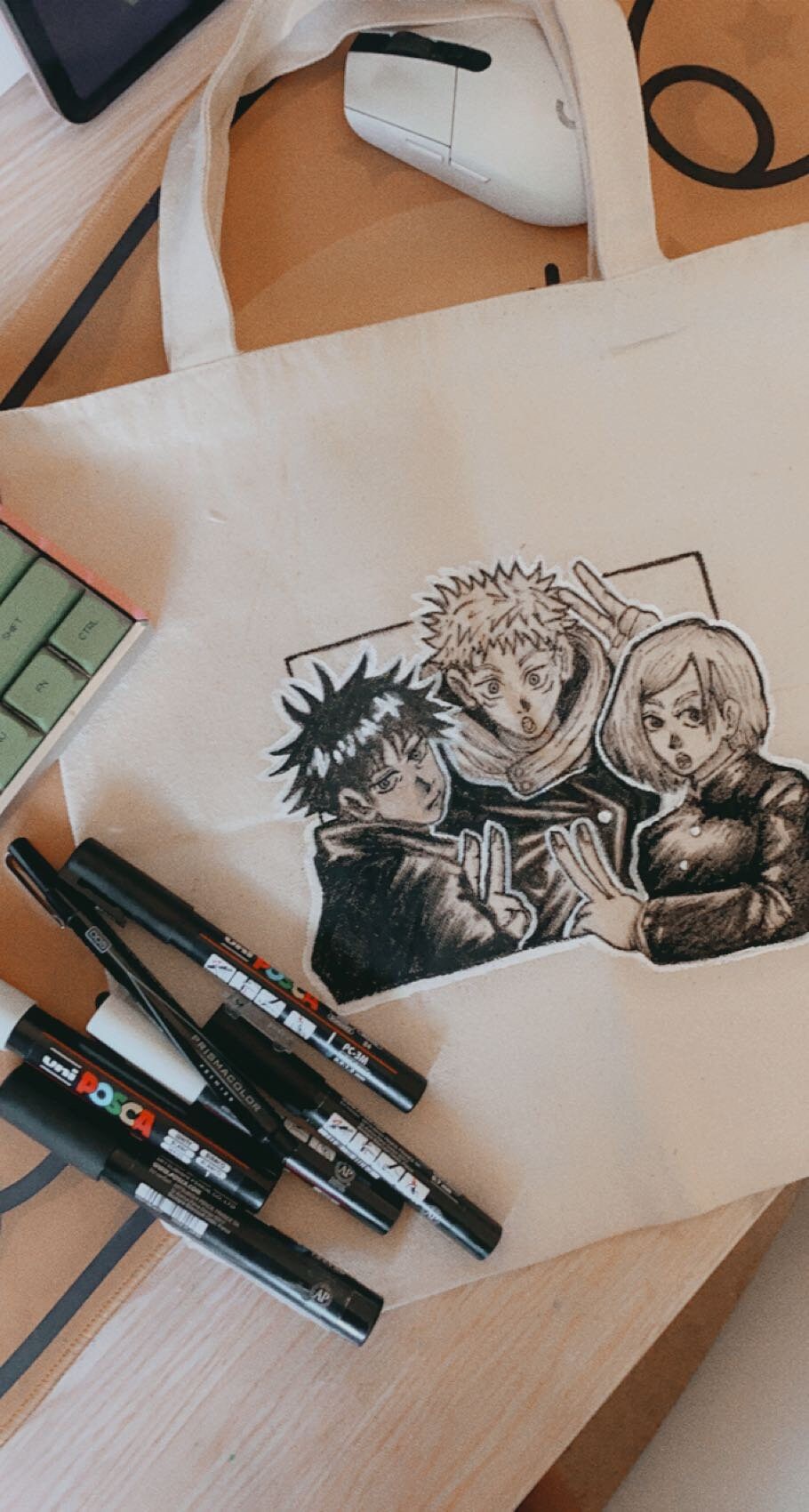 Anime Custom Tote Bag JJK Etsy