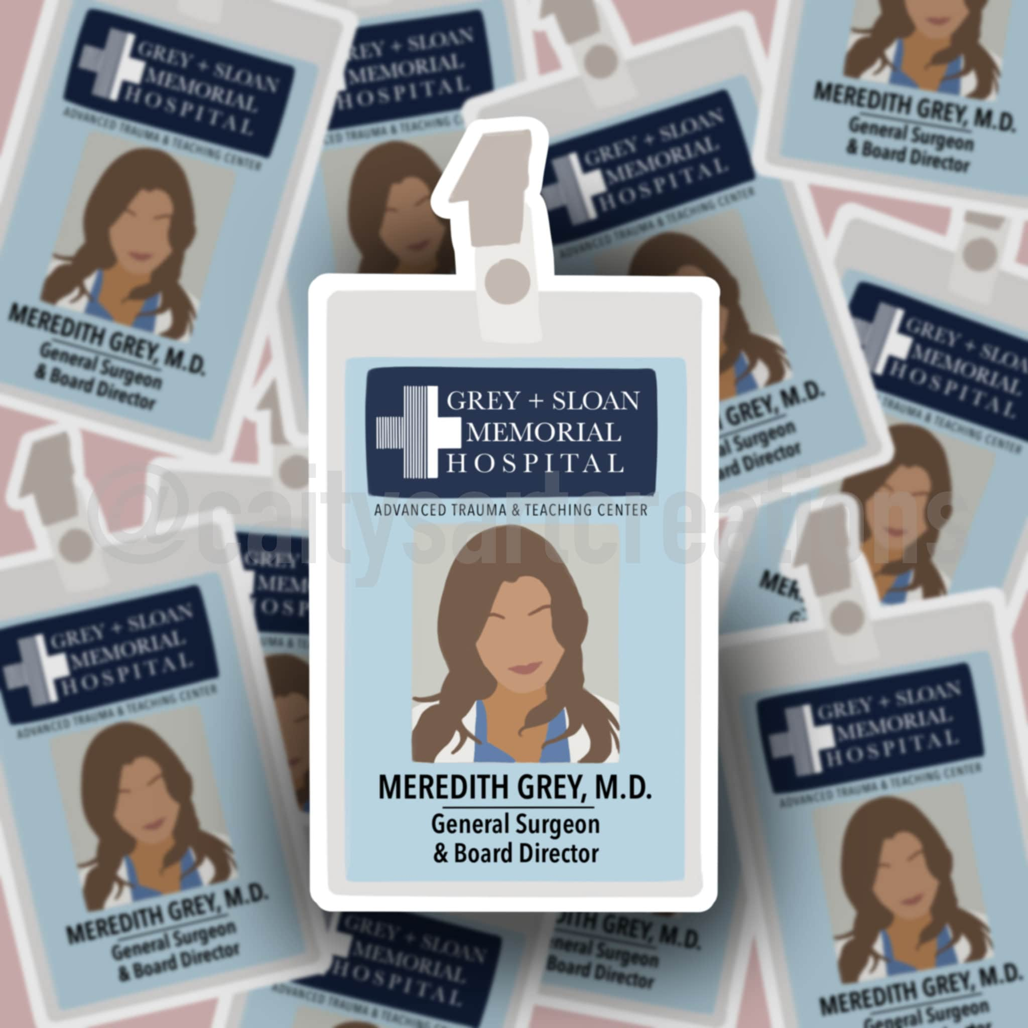 Free Printable Meredith Grey Id Badge Printable