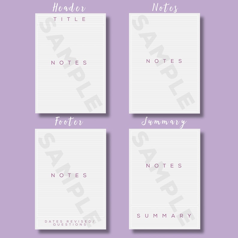 36 Whitelines for Goodnotes, Notability, Noteshelf Templates | A4 Lines & Grid Bundle, Portrait, Grey Paper with White Lines image 3