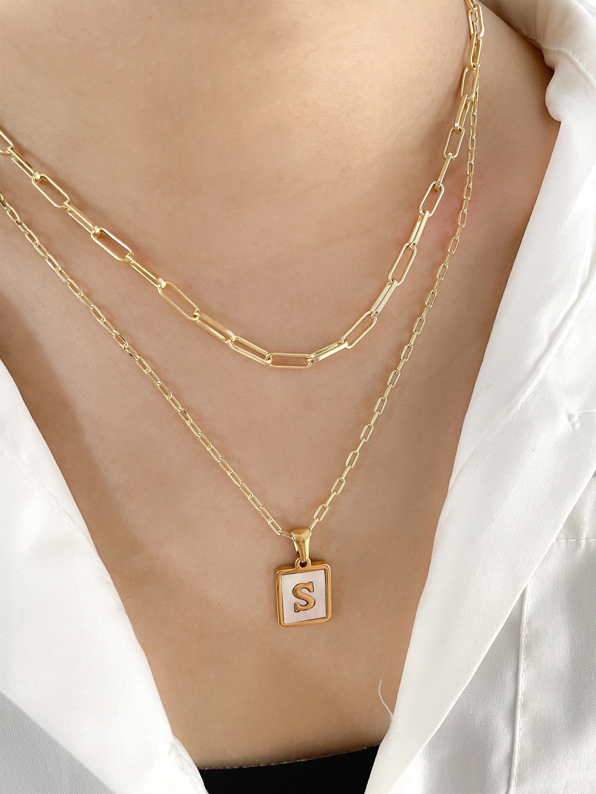 initial necklace waterproof