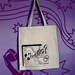 Ghost illustration | cotton & heavy canvas tote bag options | graphic design tote bag | surreal illustration | lorleedesign