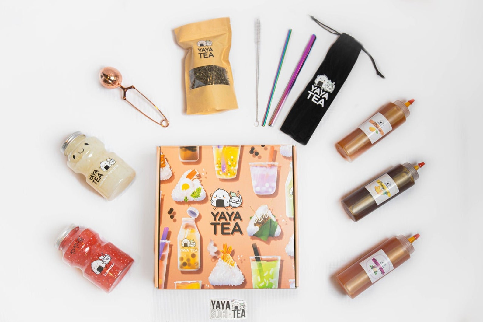 Bobaholic Kit DIY Bubble Tea Kit virtual Desteanation 20 Etsy