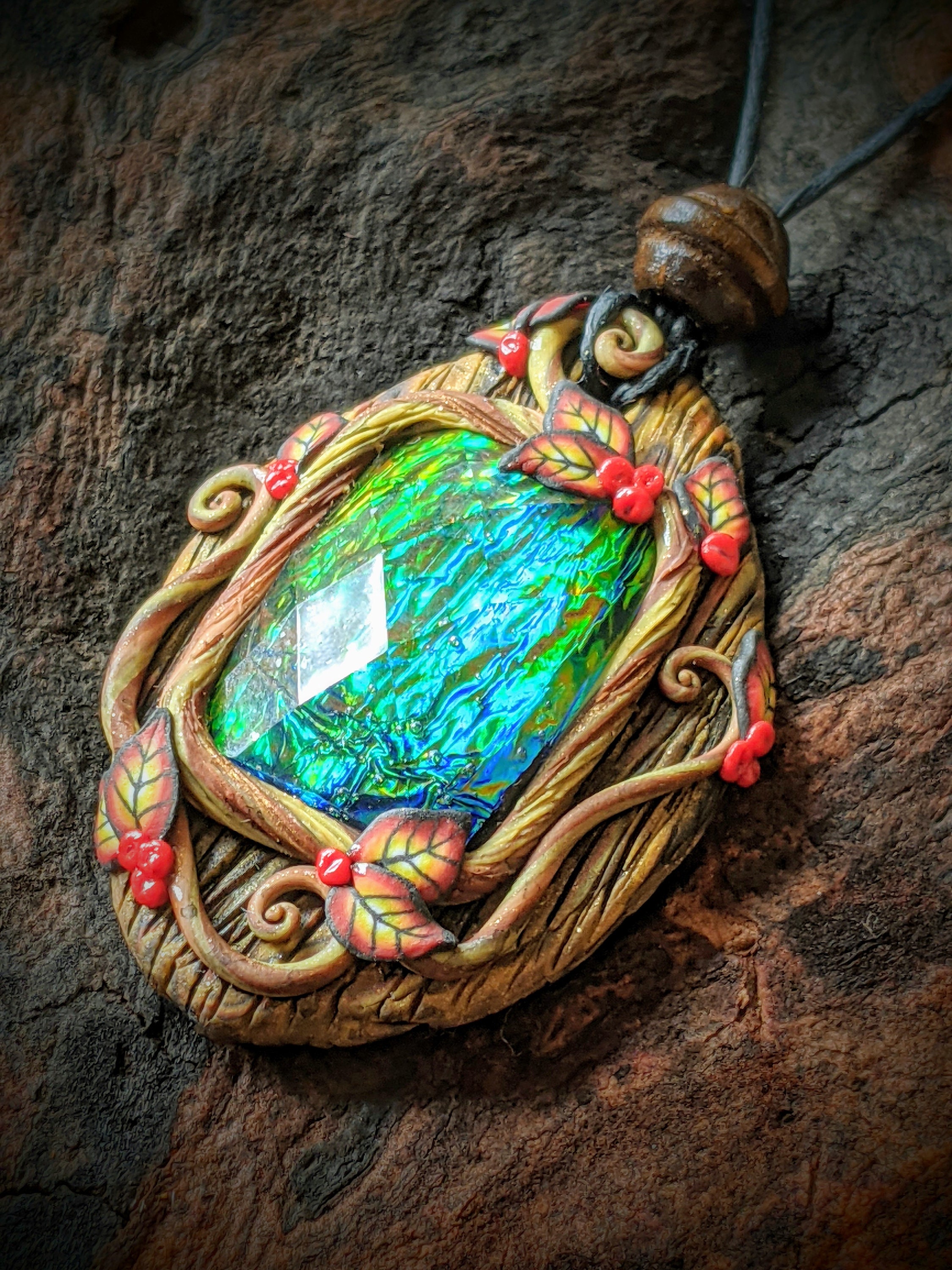 Story Stone Magic Pendant Magic Necklace Magic Fall Etsy