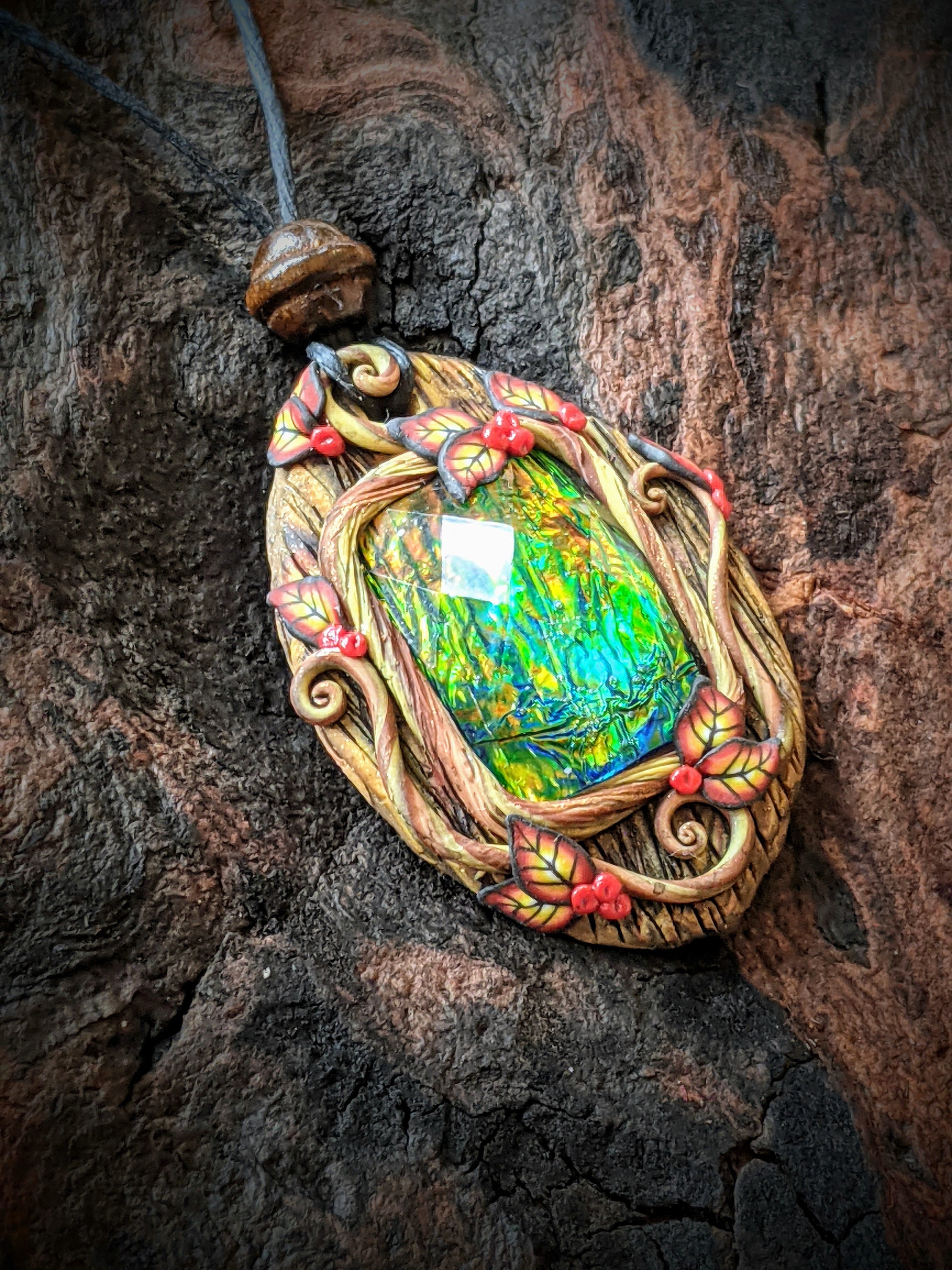 Pierre dhistoire pendentif magique collier magique magie Etsy