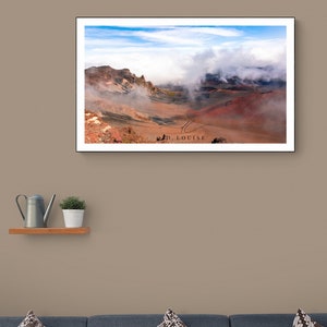 Haleakala National Park Print, Haleakala Maui Clouds, Hawaii Islands Haleakala National Park Wall Art, Maui Volcano Photography Print, Maui