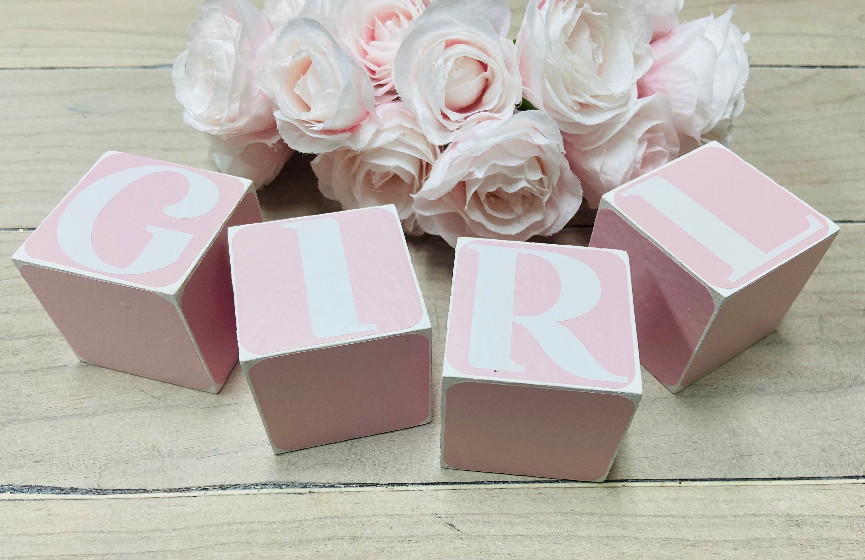 Alphabet Blocks Wood Blocks Baby Name Letter Blocks Baby Etsy