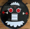 Original Deluxe Rosie The Robot Face Decals for your Robotic Floor Vacuum / Roomba Eufy iRobot Ilife Goovi Bissell Shark Robot Vacuum Decal