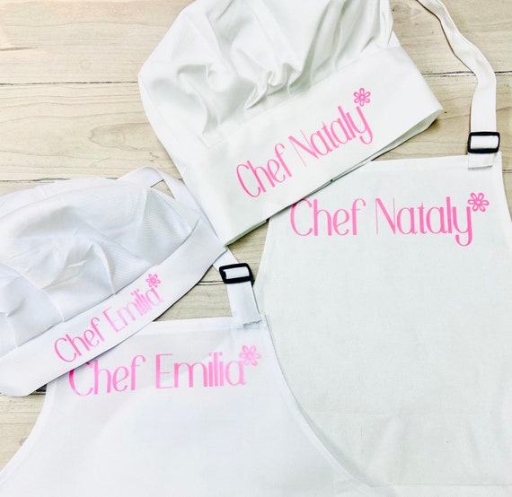 Mommy and Me Aprons, Matching Apron Set, Mama Head Chef, Custom