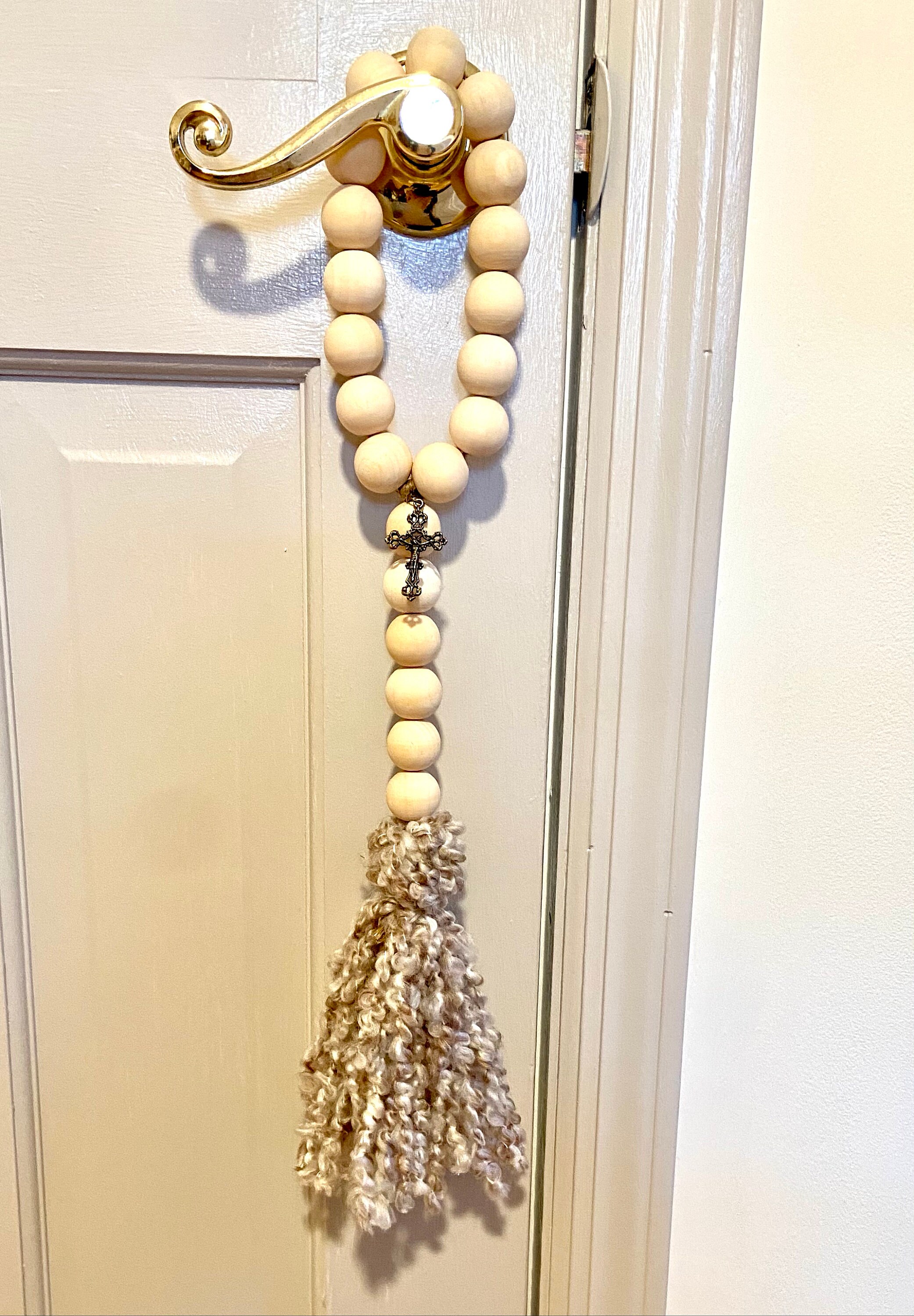 Cross Home Blessing Door Hanger Catholic Gift Christian Etsy