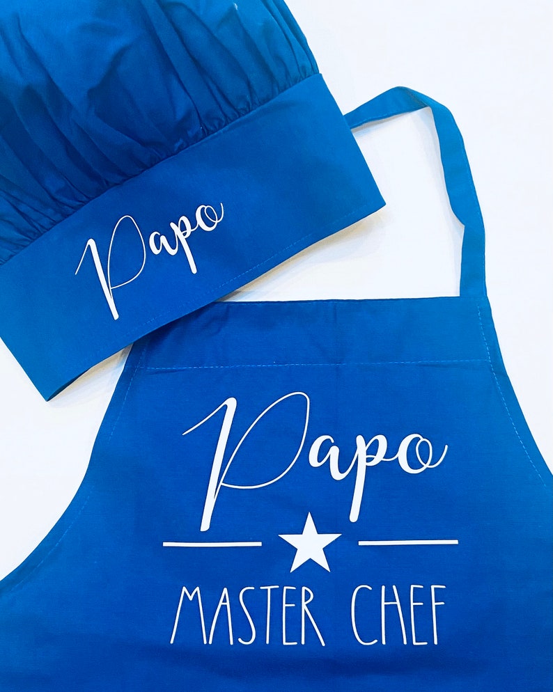Chef Apron and Chef Hat Personalized Apron Adult Chef Hat Etsy