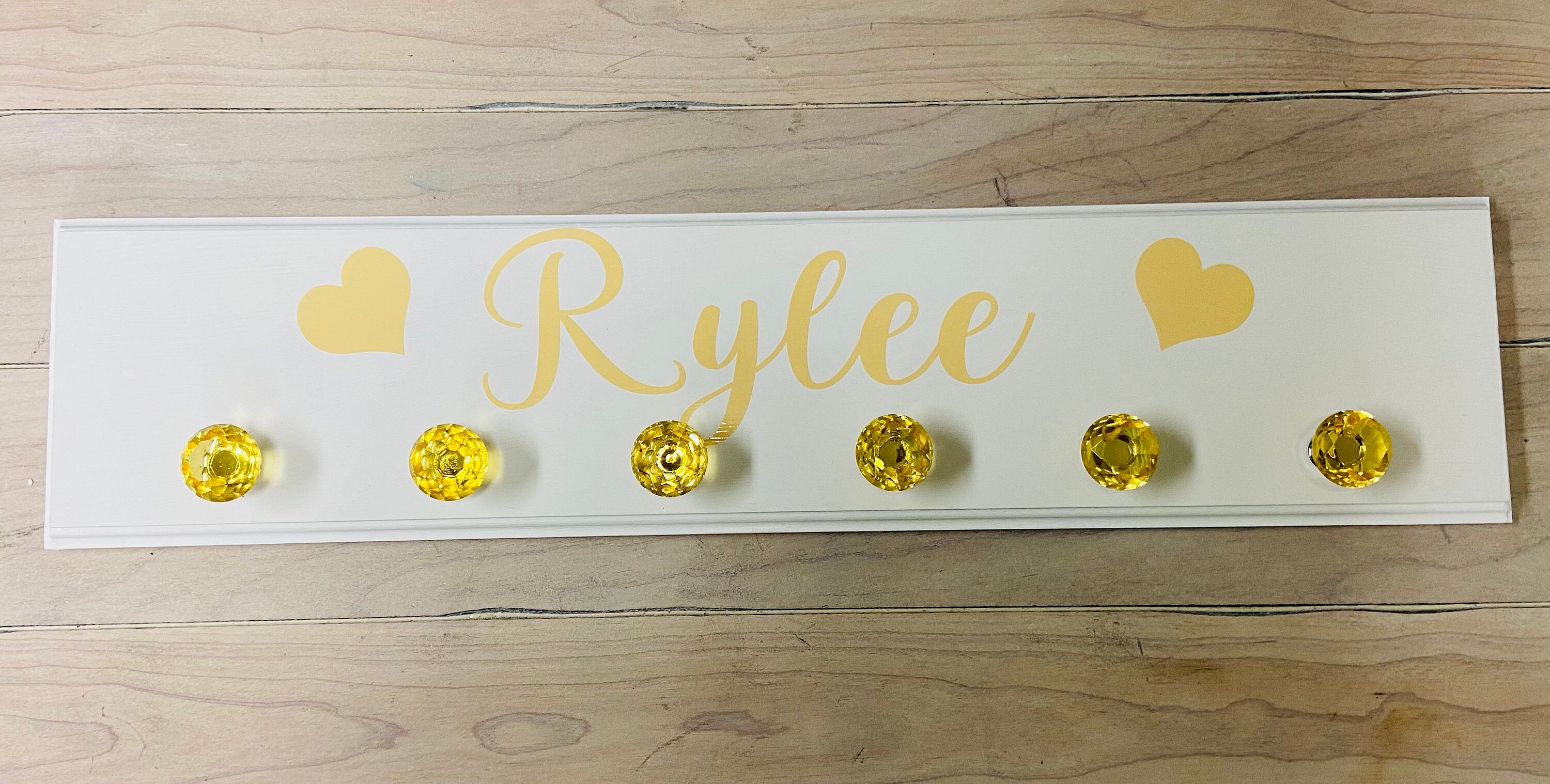 personalised wall hooks