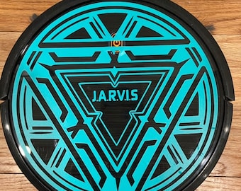 Adhesivo Jarvis para tu aspiradora robot / Roomba Eufy iRobot Ilife Goovi Bissell Shark Robot Vacuum Decal, Jarvis Marvel WandaVision