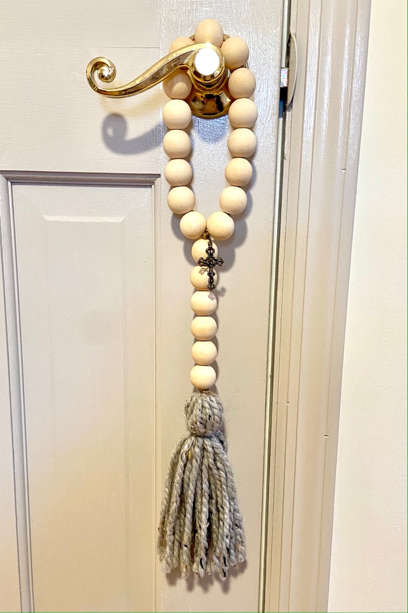 Cross Home Blessing Door Hanger Catholic Gift Christian Etsy