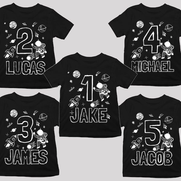 Happy Space – Party Astronaut T-Shirt for Kids