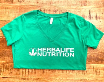 Herbalife Nutrition T-shirt V-neck multiple sizes S-XL Herbalife Coach| Herbalife Distributor| Herbalife Clothing