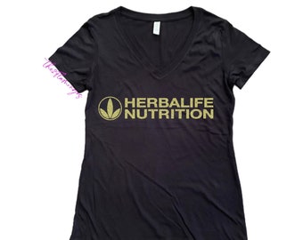 Gold and Green Glitter Herbalife Shirts |Herbalife Apparel |Herbalife Clothing | Herbalife Coach