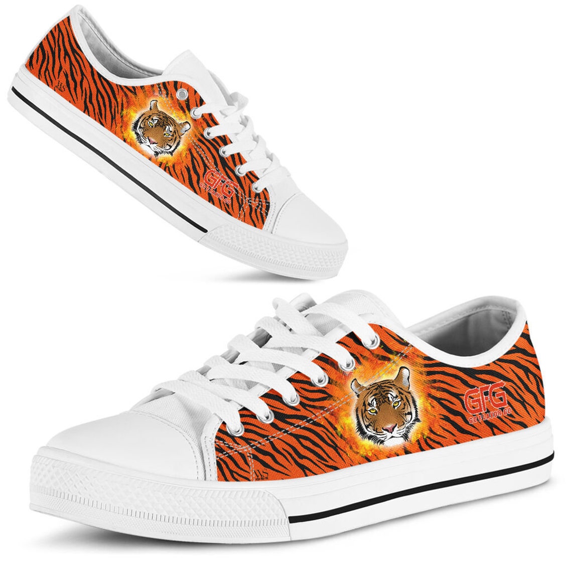 tiger stripe shoes