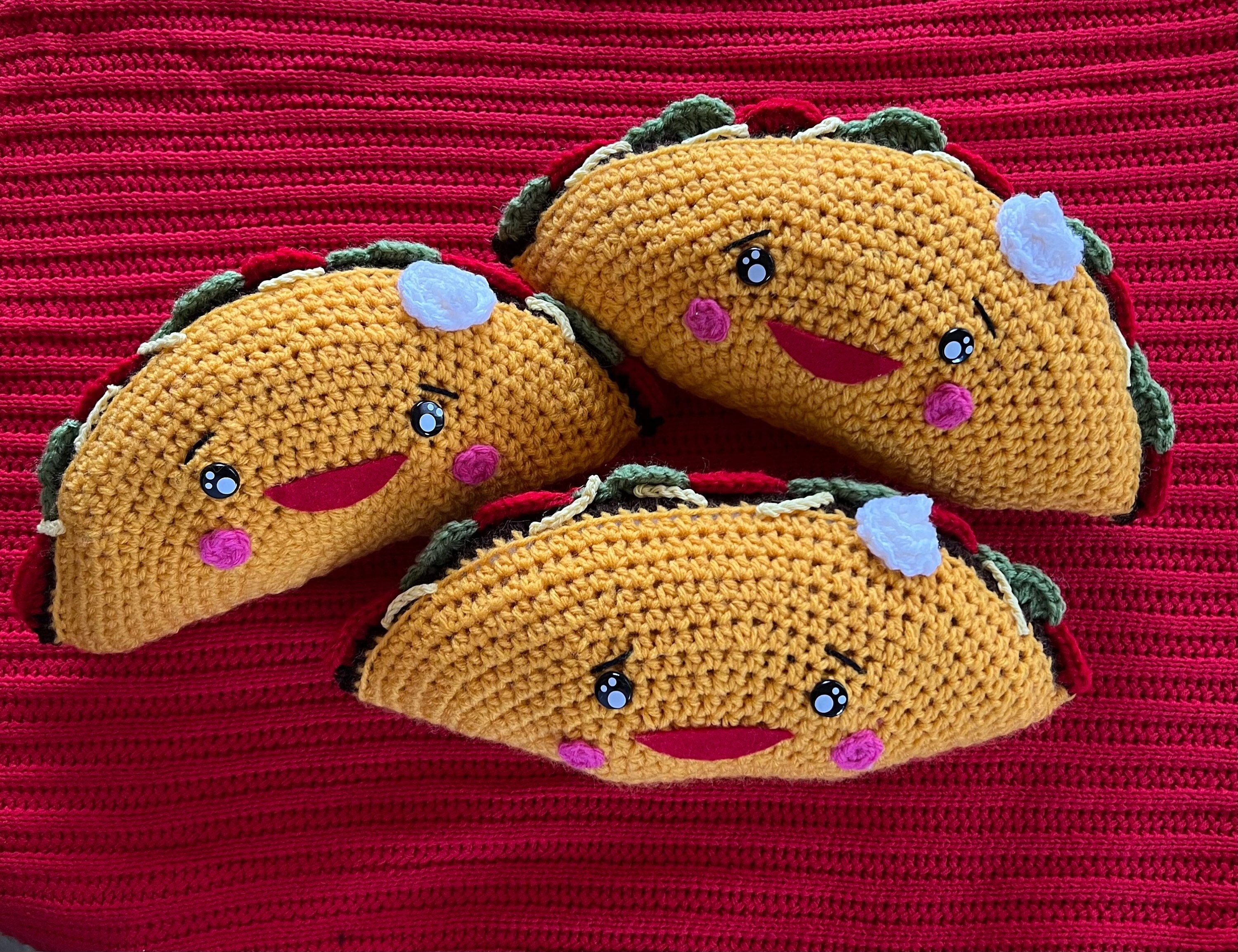 Crochet Taco Plushie Etsy