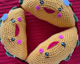 Crochet Taco Plushie