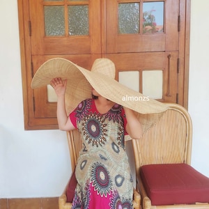 Oversized beach straw hats for women floppy , fashion large wide brim sun hat, anti UV sun protection, large sun visor hat, wide brim hat