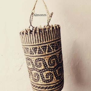 Rattan sling bag- beach bag -  woven basket -rattan crossbody bag- ethnic bag - eco bag