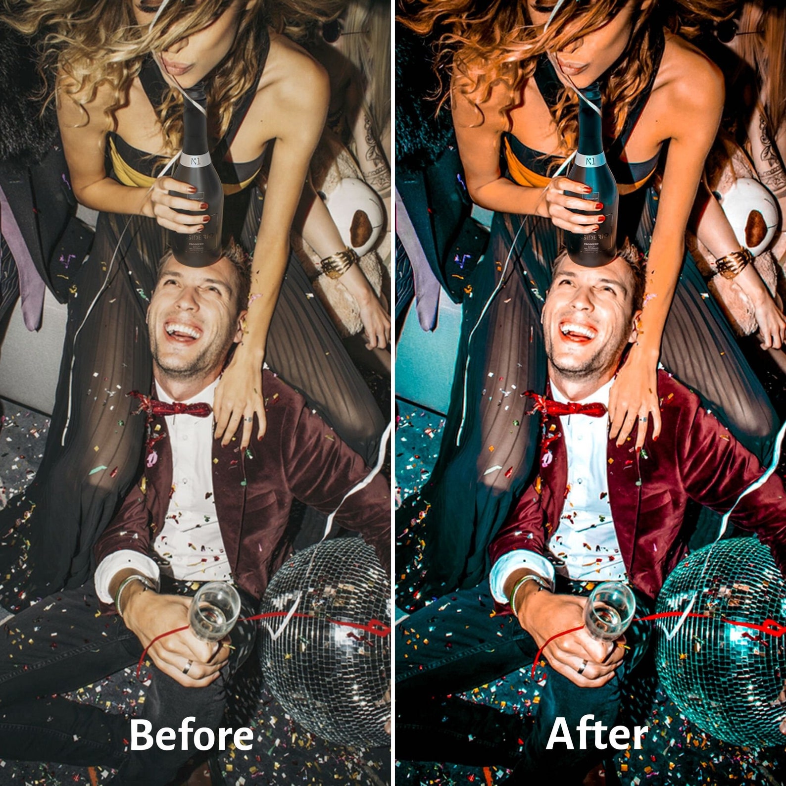 PARTY NIGHT Lightroom Preset Birthday Party Preset Night Etsy UK