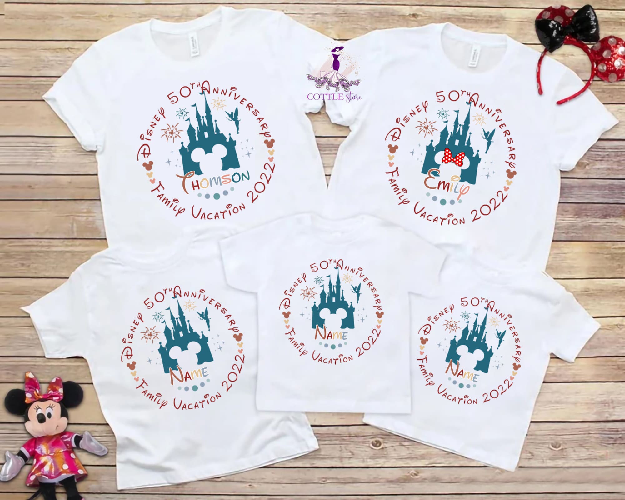 Disney Family Vacation Disney 50th Anniversary Family Trip T-Shirt Disney Family Vacation Disney 50th Anniversary Family Trip T-Shirt