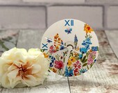 Pretty clock, Decoupage clocks, Floral clock, CD clock, Clock with stand, Kitchen clock, Battery clock, Small clock desk, Clock with flowers
